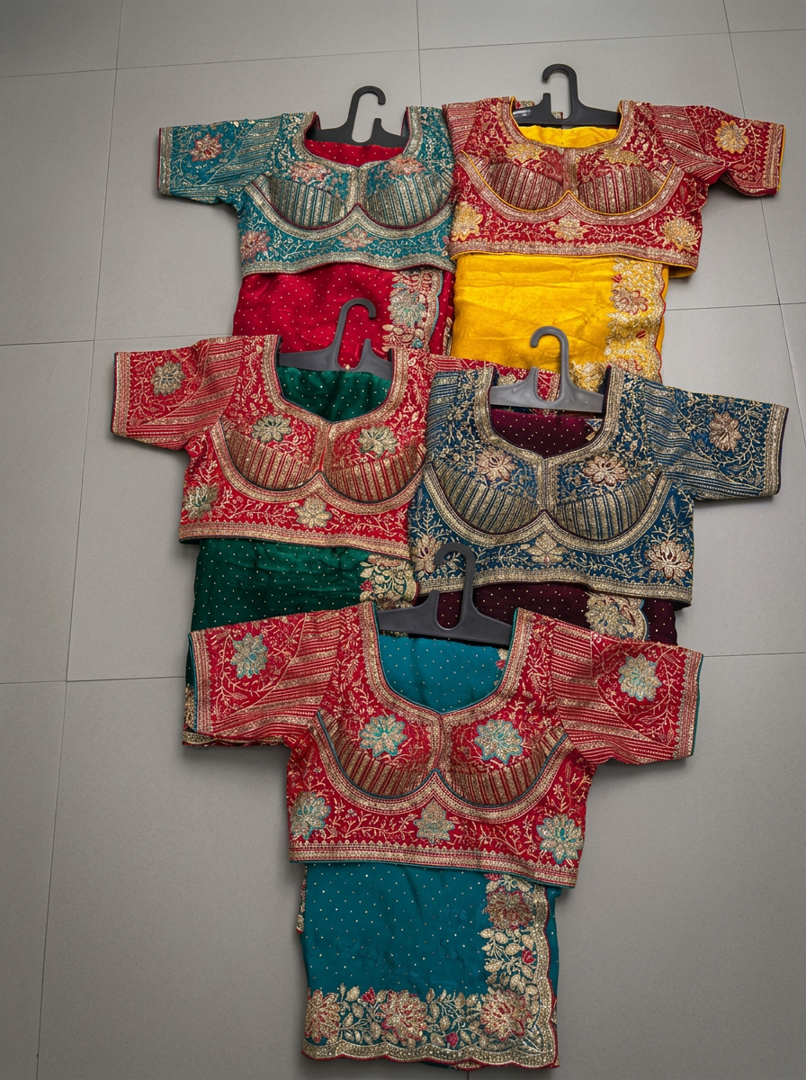 Mirror Work Blouse — 09