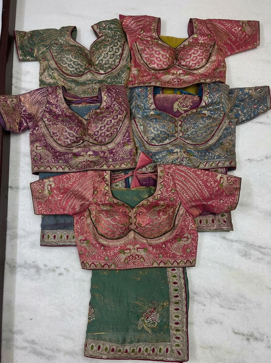 Kundan Work Blouse — 10